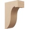 Ekena Millwork 8"W x 16"D x 24"H Classic Del Monte Rough Cedar Woodgrain TimberThane Corbel, Primed Tan CORUR08X16X24DELRCPR - alternate 1